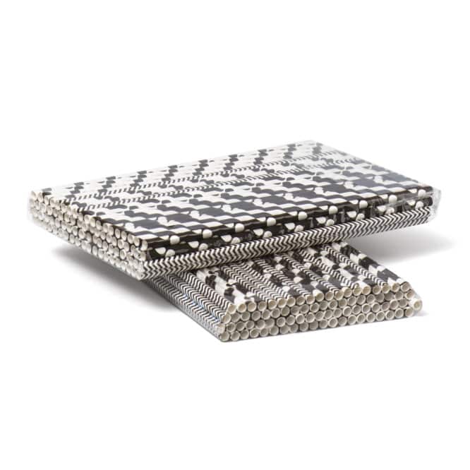 decora-bakery-pailles-papier-noir-blanc-biod-gradables-480-pcs image 2