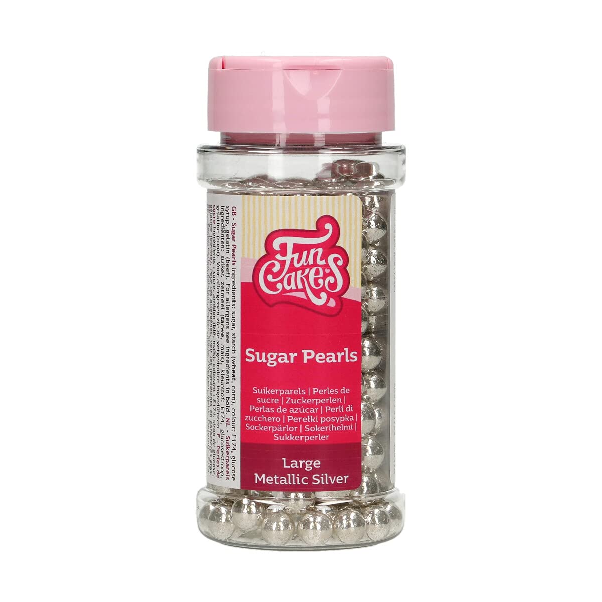 funcakes-3d-sprinkle-medley-perles-sucre-argent-m-tallis-80-g image 1