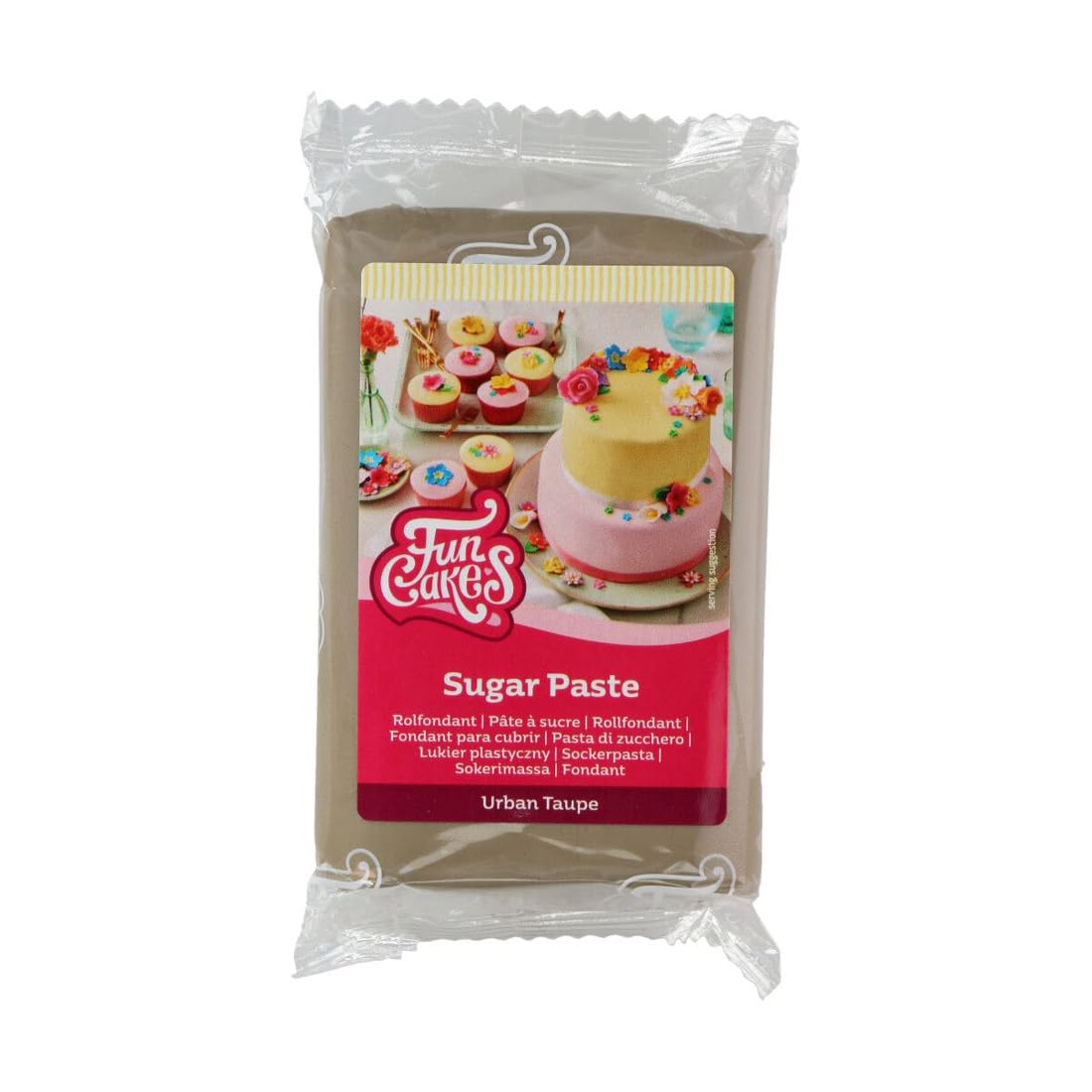 funcakes-covering-paste-urban-taupe-p-te-sucre-vanille-250-g image 1