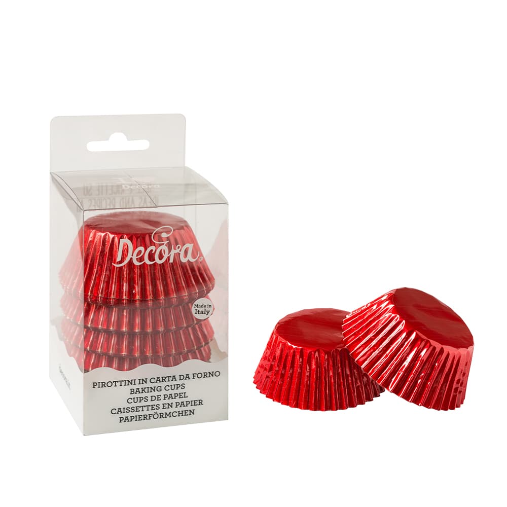 decora-bake-cook-line-caissettes-muffin-rouge-metallic-60-pcs image 2