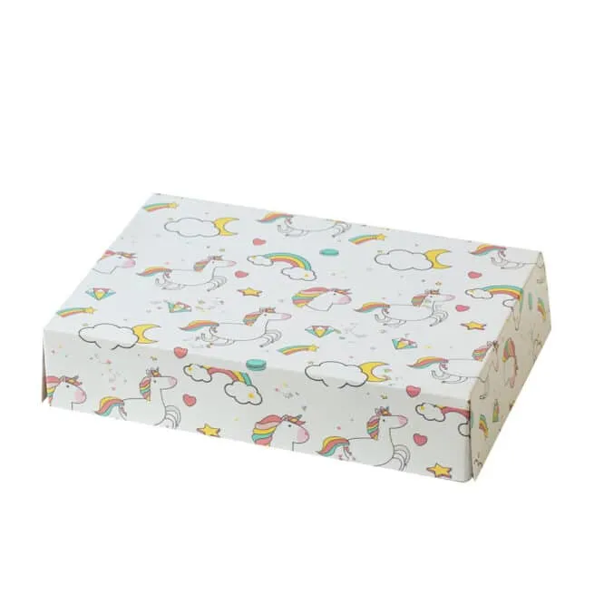 decora-bake-cook-bo-te-g-teaux-licorne-blanche-23x16x5-cm image 1