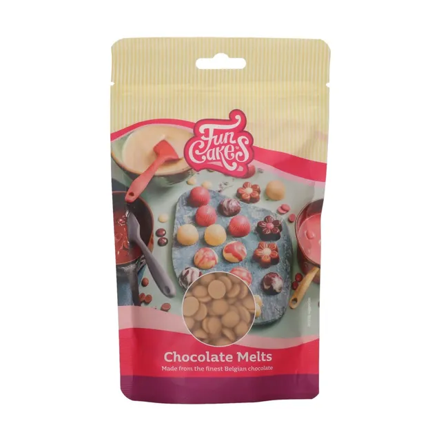 funcakes-deco-melts-chocolat-fondre-or-200-g image 1