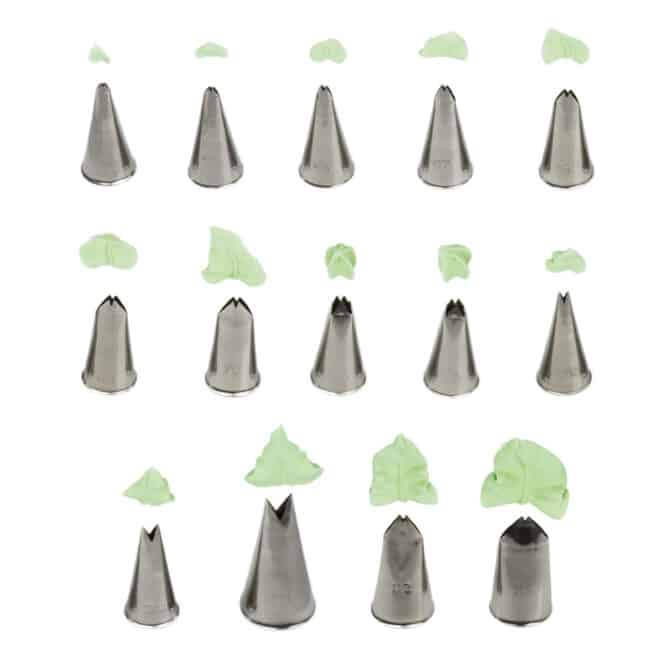 decora-bake-cook-moules-cornets-feuillet-s-inox image 1