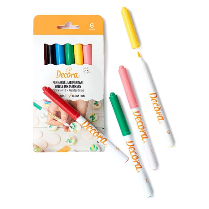 decora-bake-cook-line-feutres-alimentaires-6-couleurs image 1