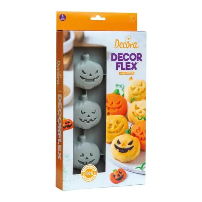 decora-bake-cook-stampo-zucchette-moule-silicone-6-citrouilles image 1