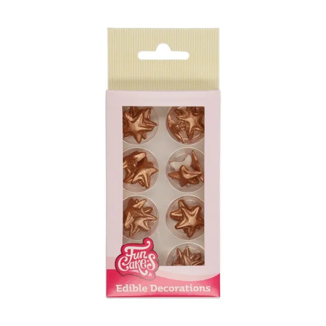 funcakes-d-corations-sucre-toiles-bronze-or-24-pcs-sans-gluten image 1