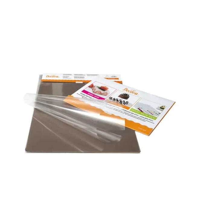 decora-bake-cook-feuilles-pvc-alimentaire-150-microns-chocolat image 1