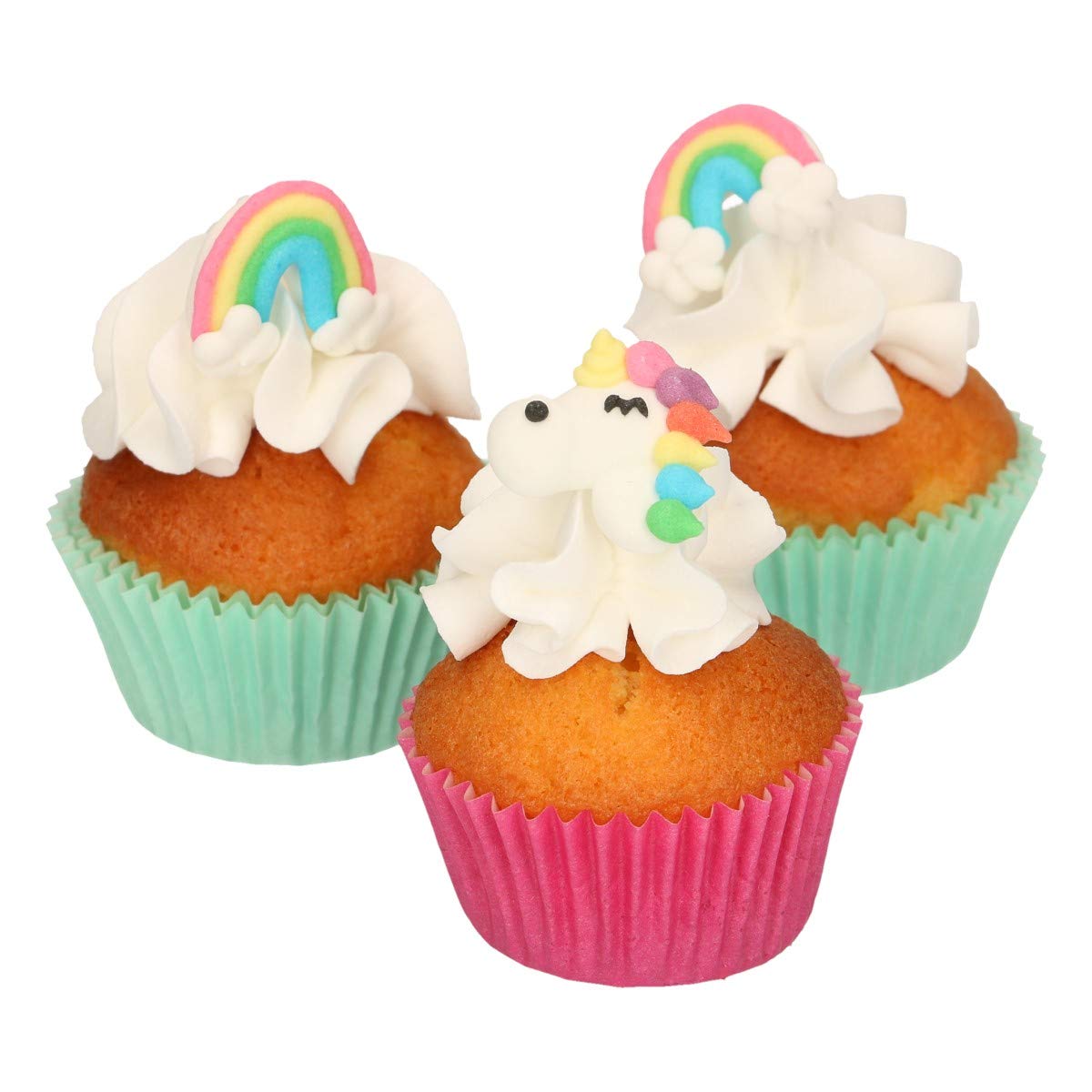 funcakes-rainbow-figurines-sucre-licorne-12-pi-ces image 2