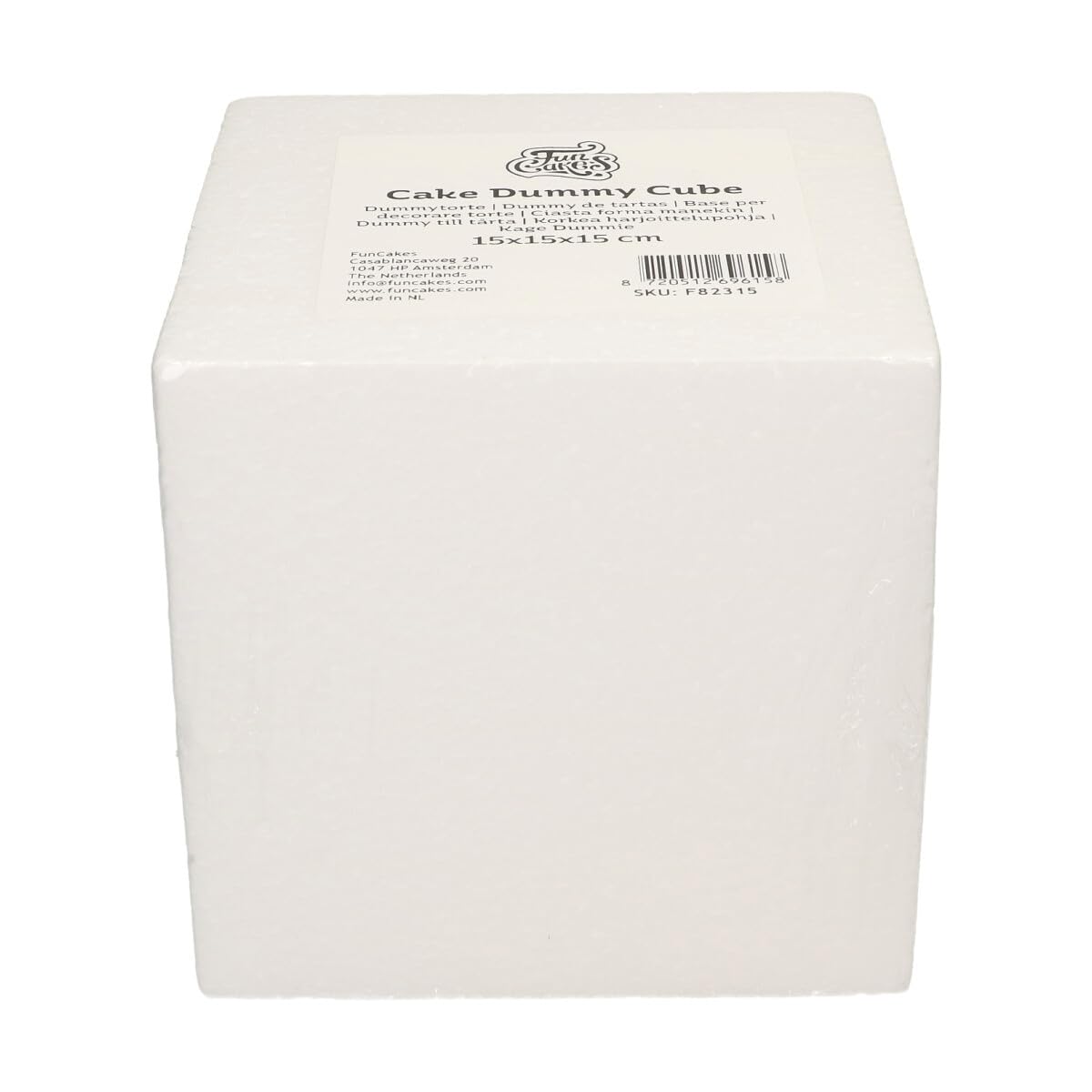 funcakes-cake-dummy-square-faux-g-teau-carr-15-cm image 3