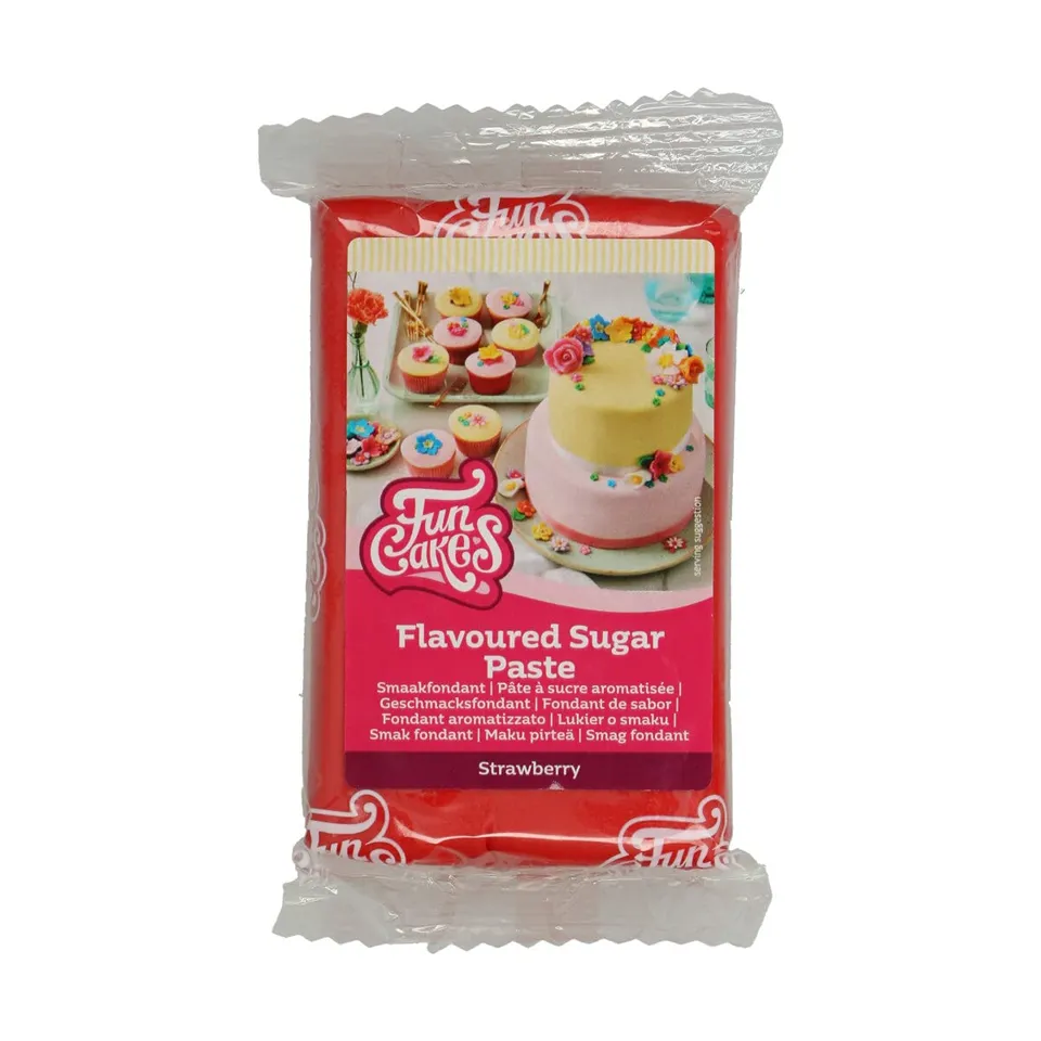 funcakes-p-te-sucre-fraise-250-g-aromatis-e image 1