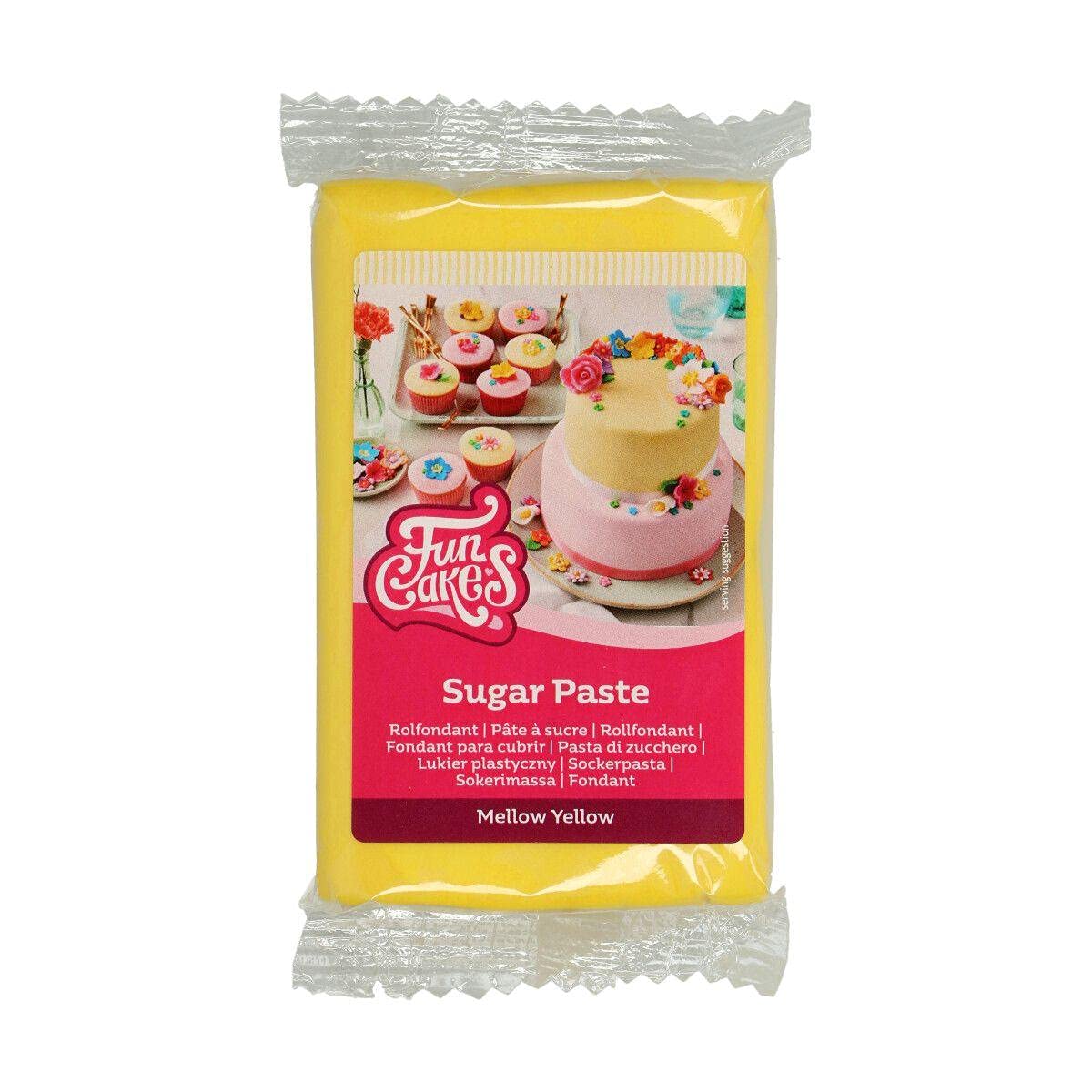 funcakes-covering-paste-p-te-sucre-jaune-250g-vanille image 1