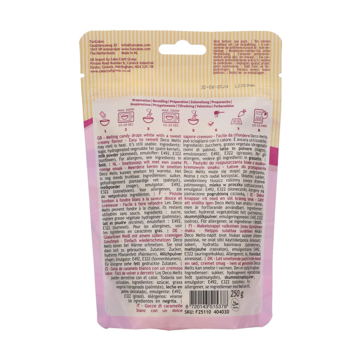 funcakes-deco-melts-pastilles-chocolat-blanc-250g-cr-meux image 2