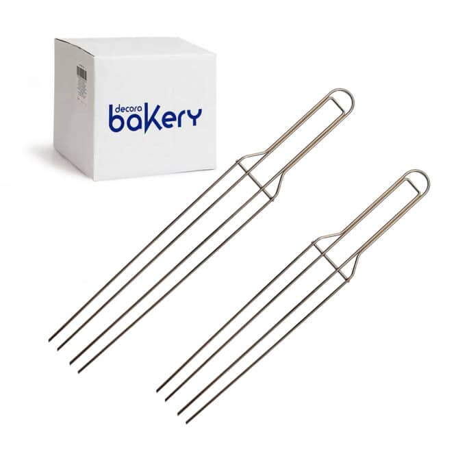 decora-bake-cook-spilloni-4-punte-pique-inox-25-pi-ces-panettone image 1
