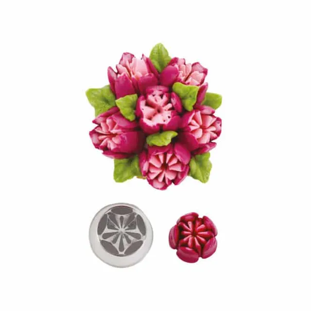 decora-bake-cook-line-tulipe-douille-fleur-inox-3d image 1