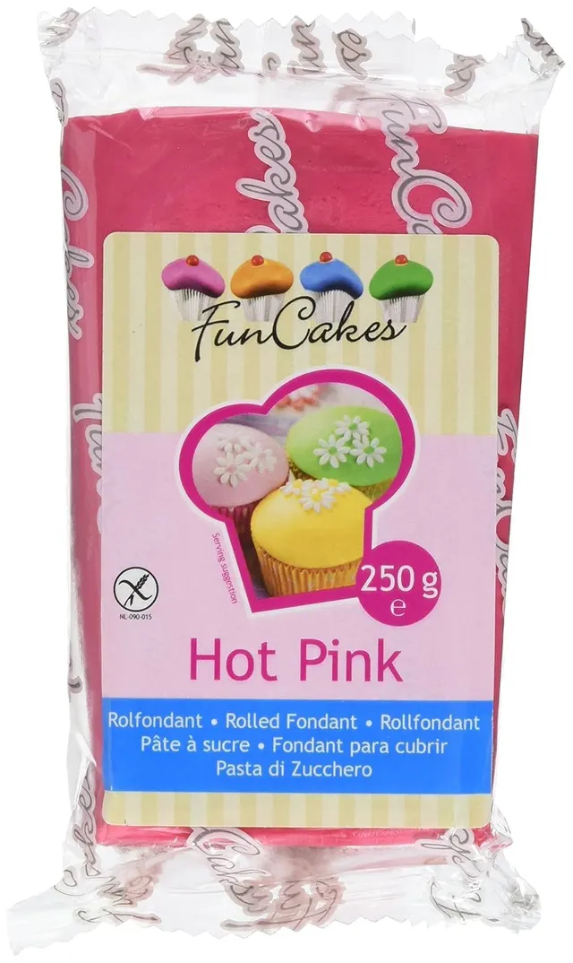 funcakes-pate-a-sucre-rose-vif-250-g-parfum-vanille image 1