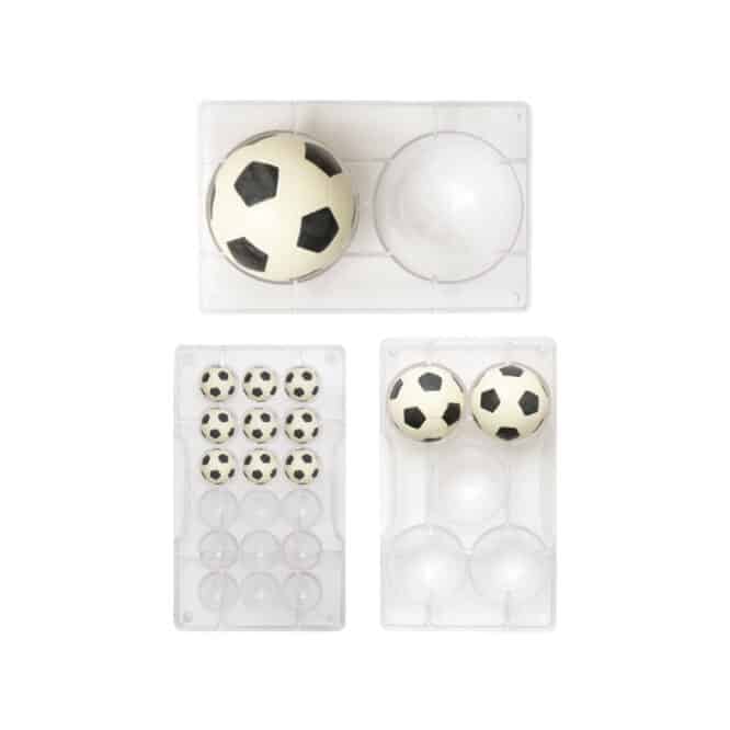 decora-bake-cook-moule-chocolat-ballon-foot-2-empreintes-polycarbonate image 4