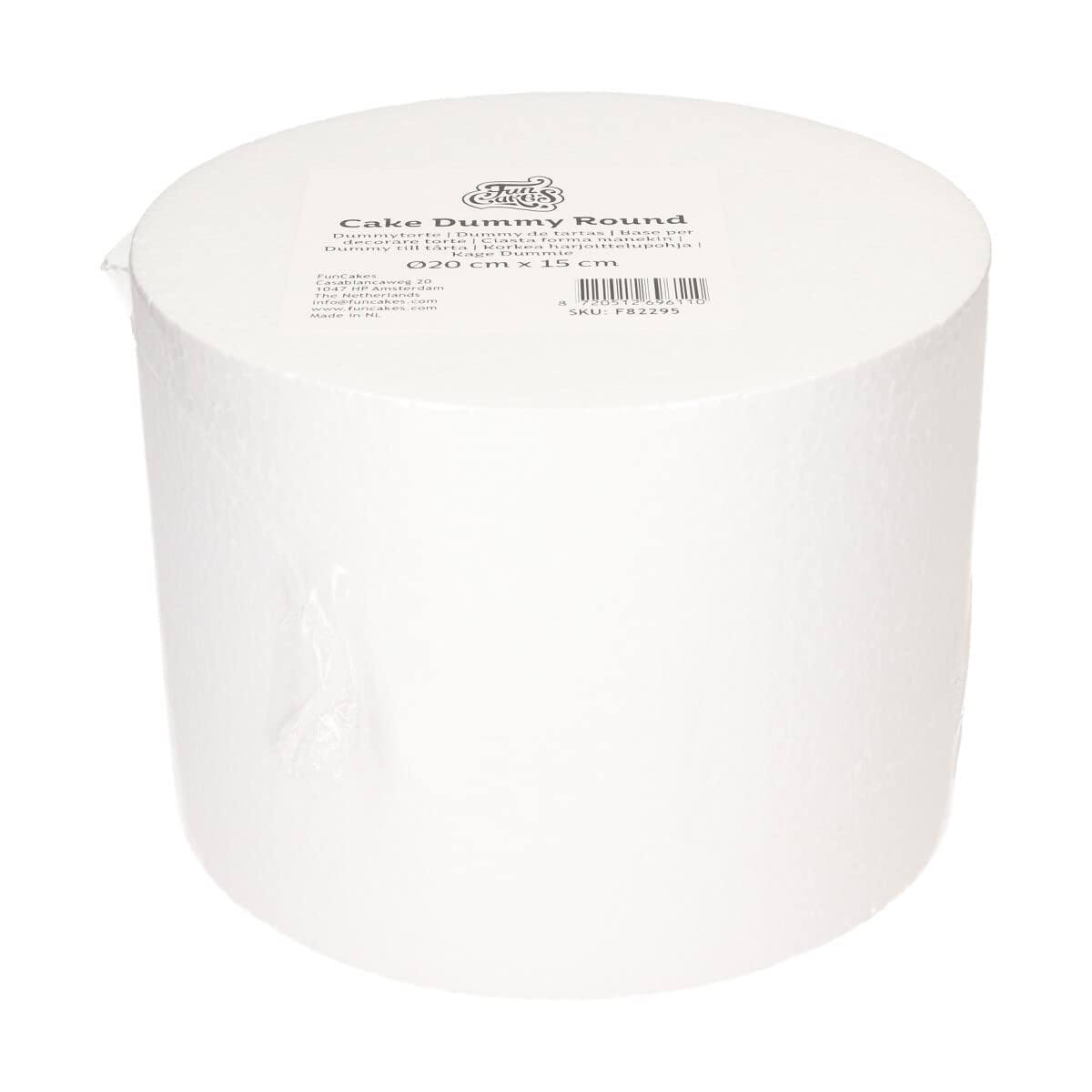 funcakes-cake-dummy-round-faux-g-teau-polystyr-ne-20-cm image 2