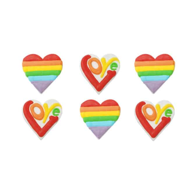 decora-bake-cook-c-urs-arc-en-ciel-d-cor-sucre-6-pi-ces-4-cm image 3