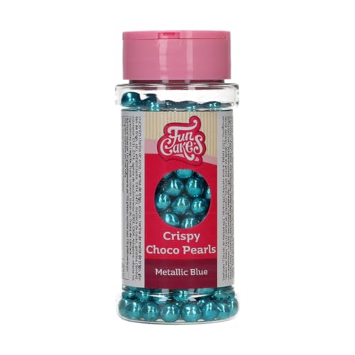 funcakes-choco-pearls-billes-chocolat-bleu-metallic-60-g image 3