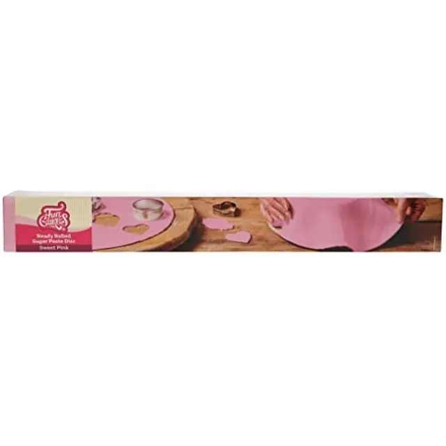 funcakes-ready-rolled-p-te-sucre-sweet-pink-430-g-vanille image 1