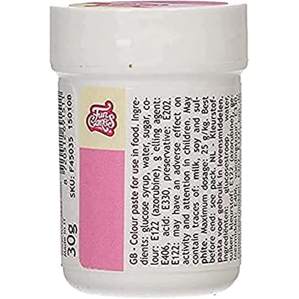 funcakes-food-colour-gel-colorant-p-te-rose-30-g image 1