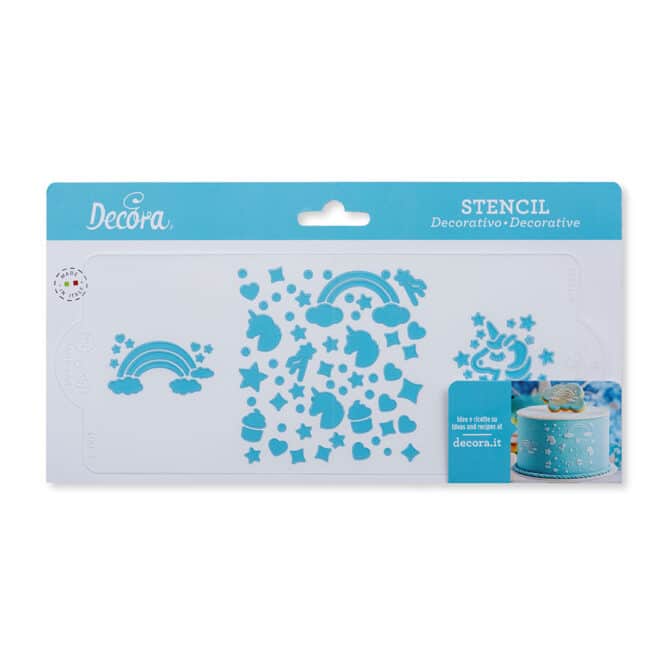 decora-bake-cook-stencil-licorne-10x25-cm image 4