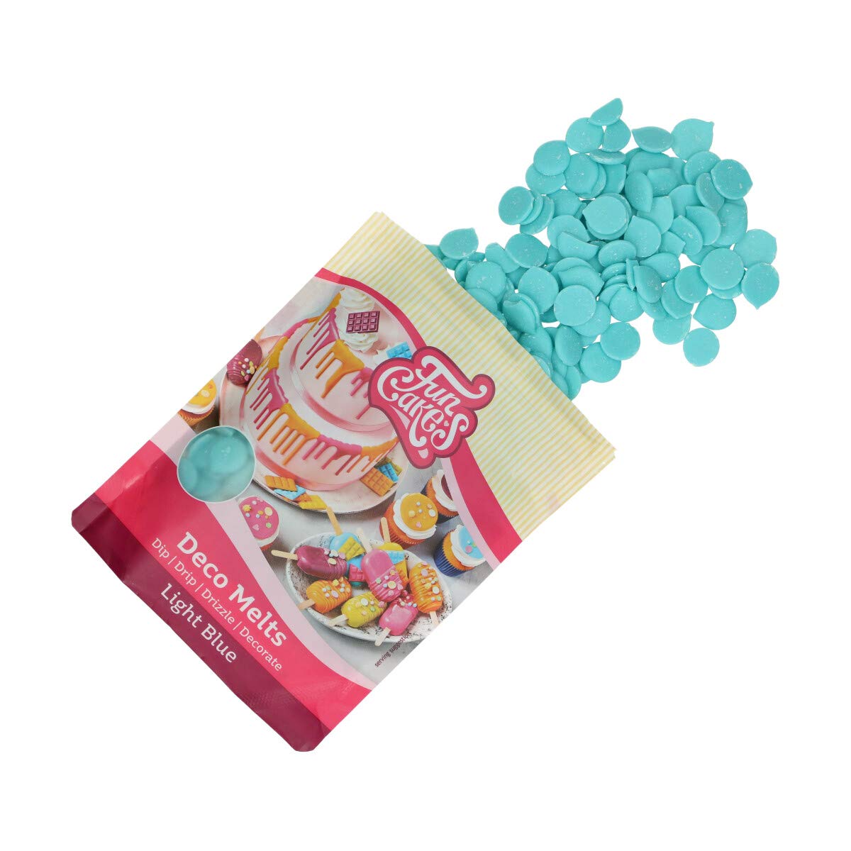 funcakes-deco-melts-pastilles-bleu-clair-250-g-cr-meux image 3