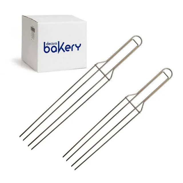 decora-bake-cook-spilloni-4-punte-pique-inox-25-pi-ces-panettone image 1