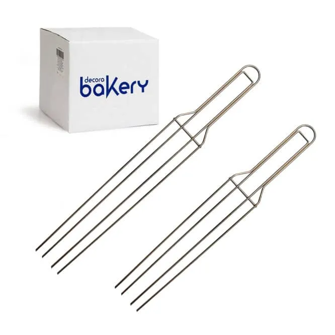 decora-bake-cook-spilloni-4-punte-pique-inox-25-pi-ces-panettone image 1