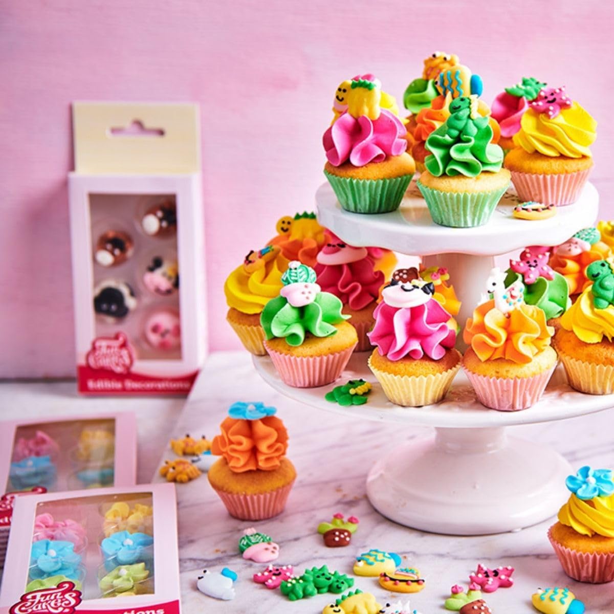 funcakes-safari-animals-figurines-sucre-12-pi-ces-sans-gluten image 4