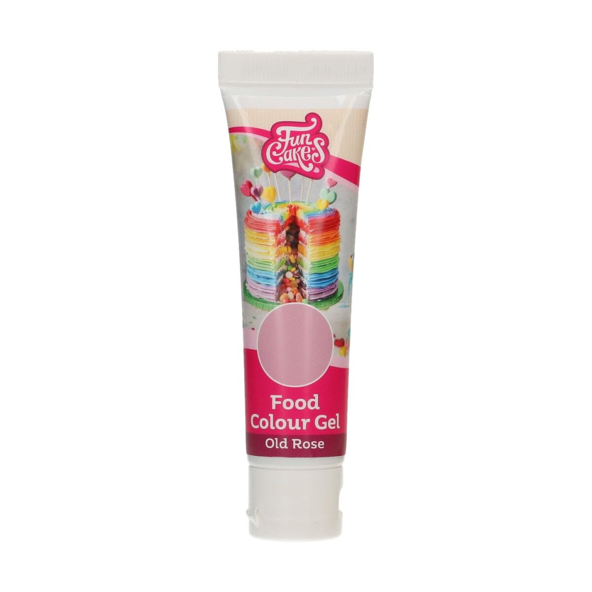 funcakes-food-colour-gel-colorant-old-rose-30-g image 1