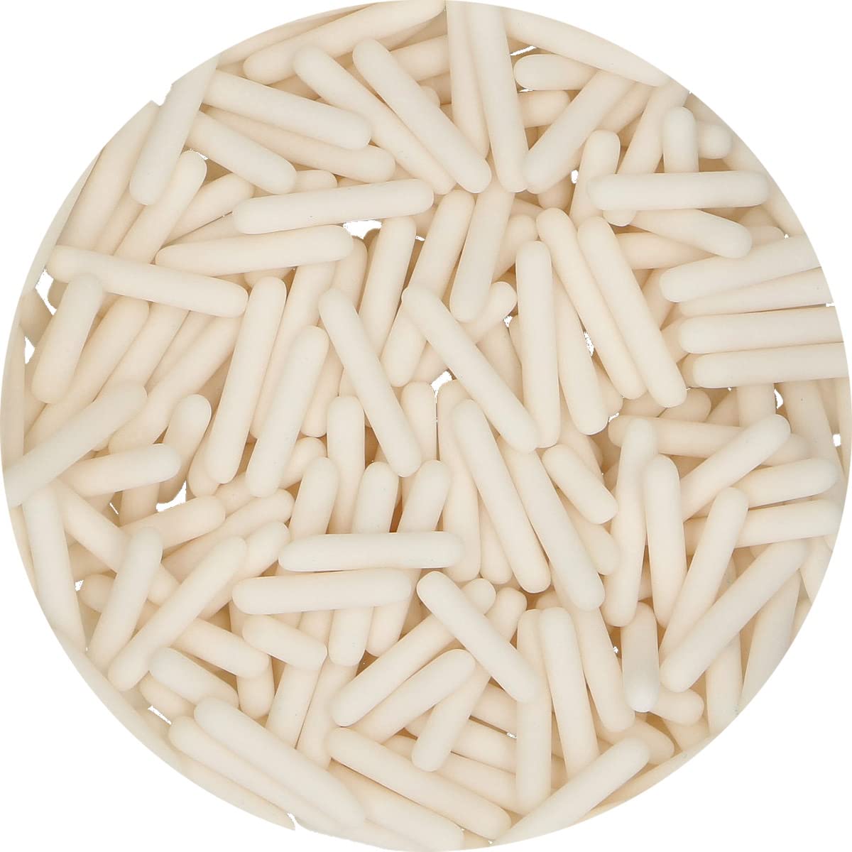 funcakes-3d-sprinkle-medley-matte-sugar-rods-xl-vermicelles-blanc-70-g image 2