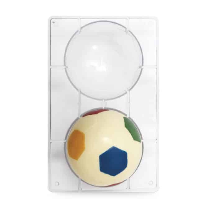 decora-bake-cook-moule-chocolat-ballon-foot-2-empreintes-polycarbonate image 1