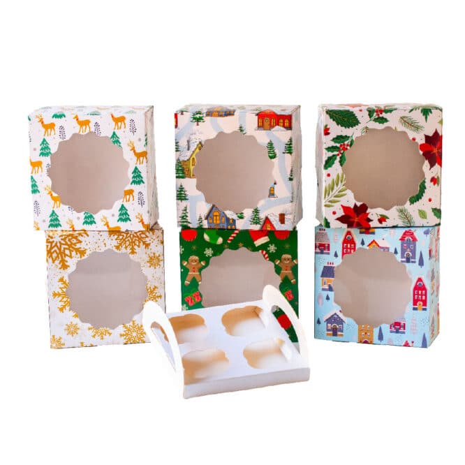 decora-bake-cook-line-villaggio-natale-bo-te-cupcakes-4-pi-ces image 4