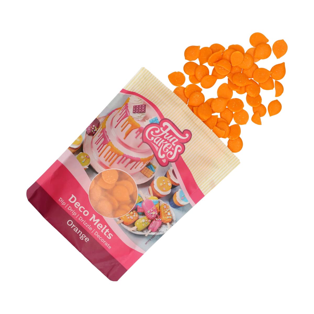 funcakes-deco-melts-pistoles-gla-age-orange-250-g-go-t-chocolat-blanc image 3