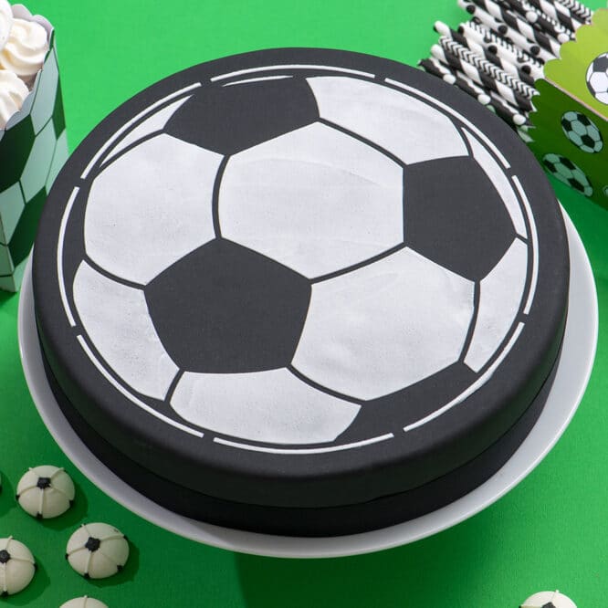 decora-bake-cook-ballon-foot-pochoir-g-teau-25-cm-plastique image 2