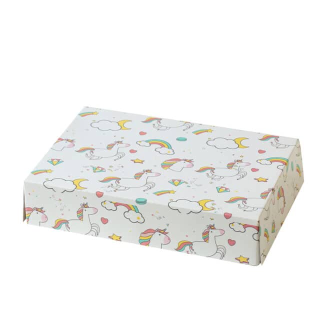 decora-bake-cook-bo-te-g-teaux-licorne-blanche-23x16x5-cm image 1