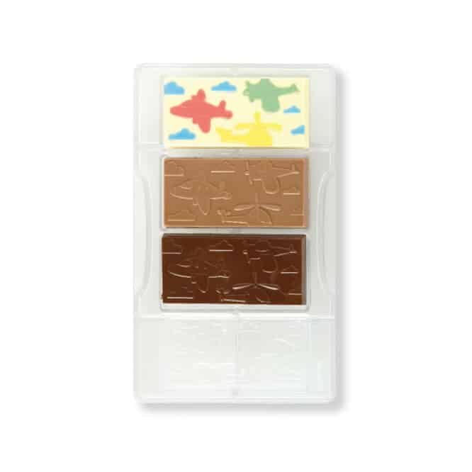 decora-bake-cook-line-tavoletta-moule-chocolat-avions-4-cavit-s image 2