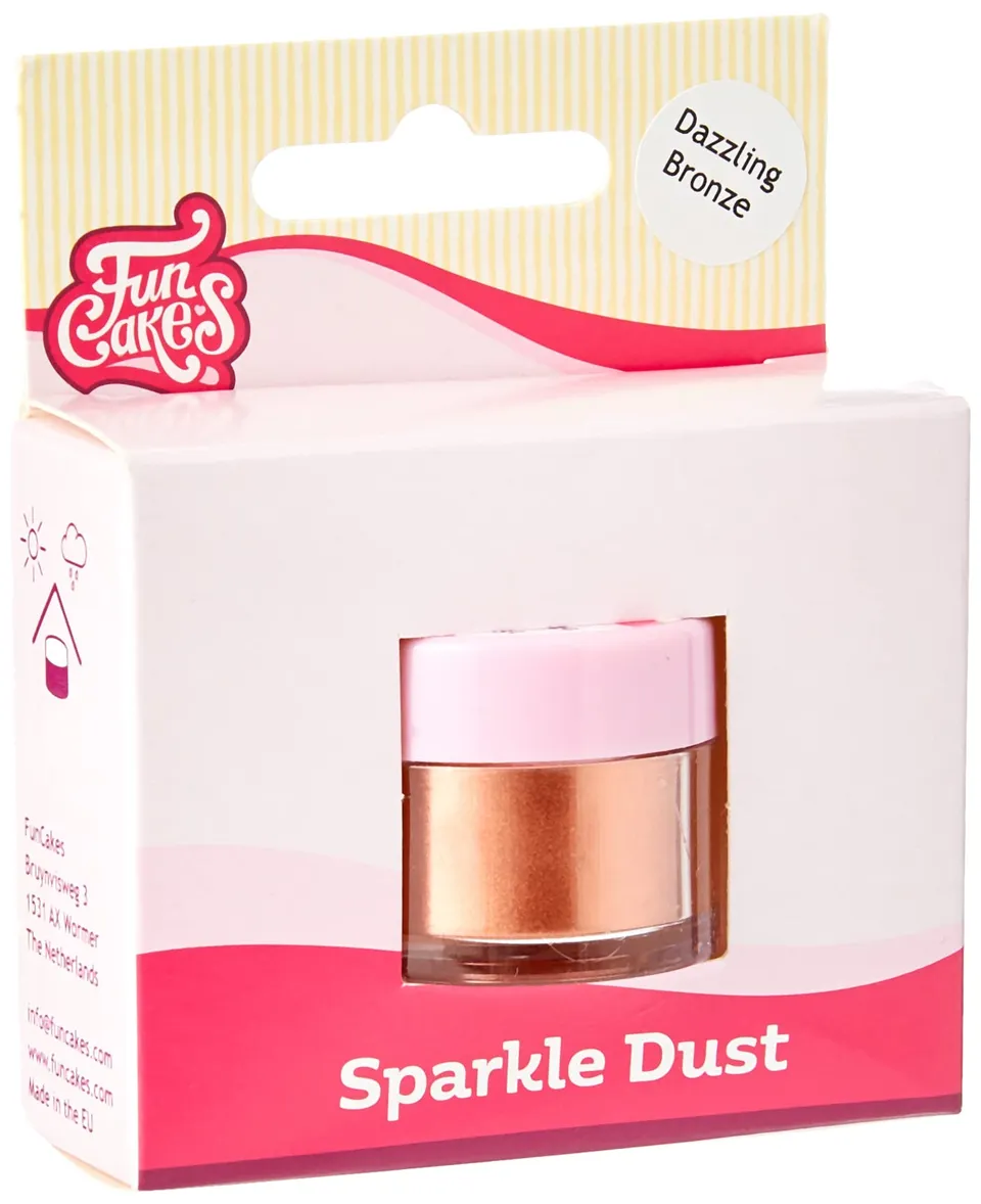 funcakes-food-colour-gel-poudre-bronze-dazzling-80-g image 1