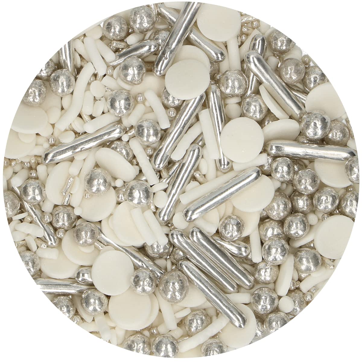 funcakes-3d-sprinkle-medley-paillettes-argent-chic-65-g image 2