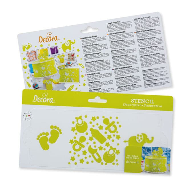 decora-bake-cook-stencil-baby-pochoir-p-tisserie-10x25-cm image 3