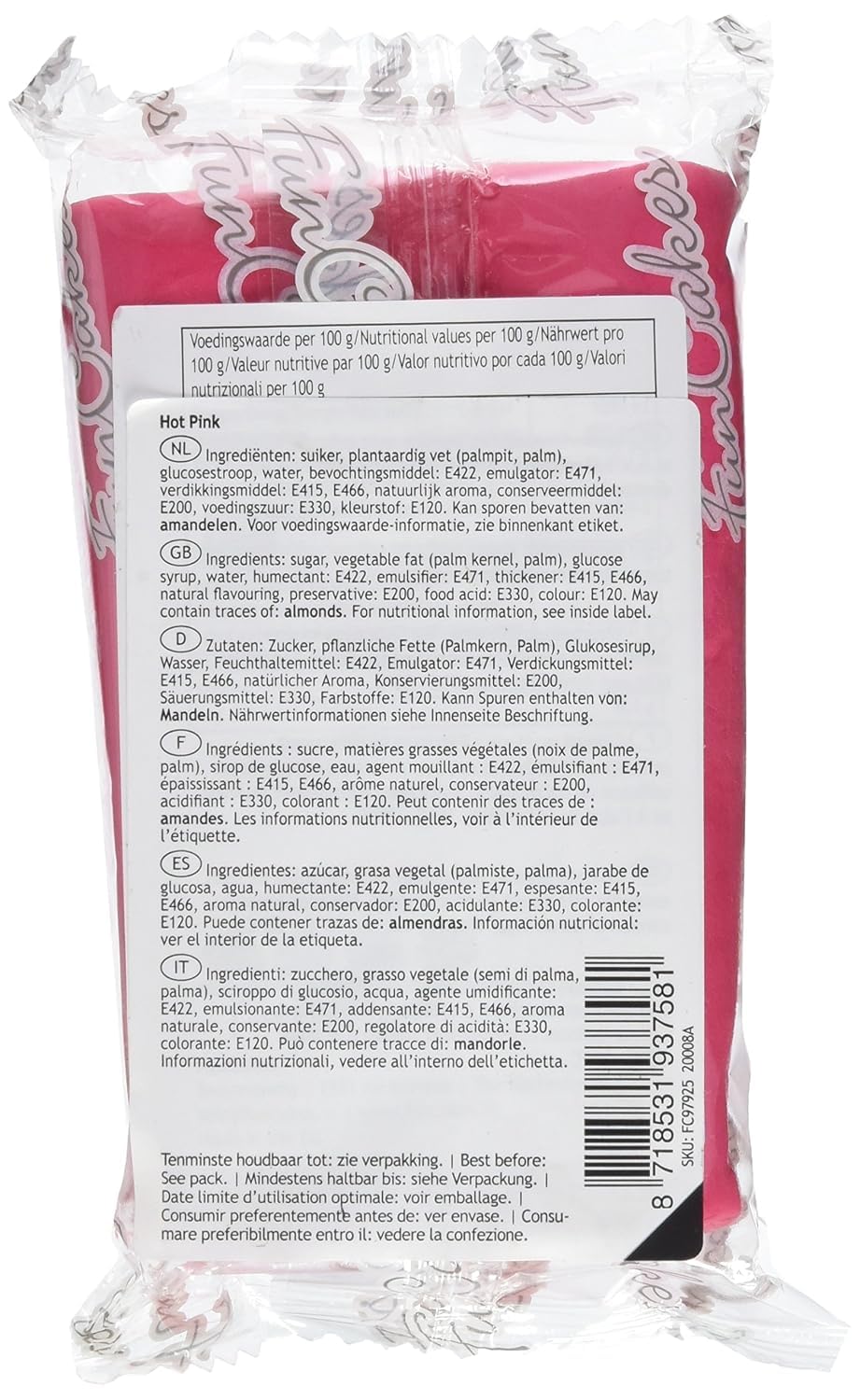 funcakes-pate-a-sucre-rose-vif-250-g-parfum-vanille image 3