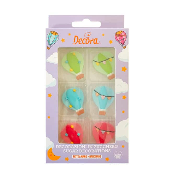 decora-bake-cook-montgolfi-res-d-cor-sucre-6-pi-ces-4-cm image 1