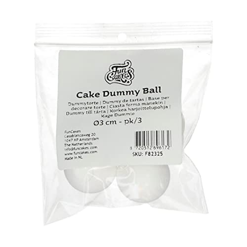 funcakes-cake-dummy-sphere-boules-polystyr-ne-3-cm-lot-3 image 4