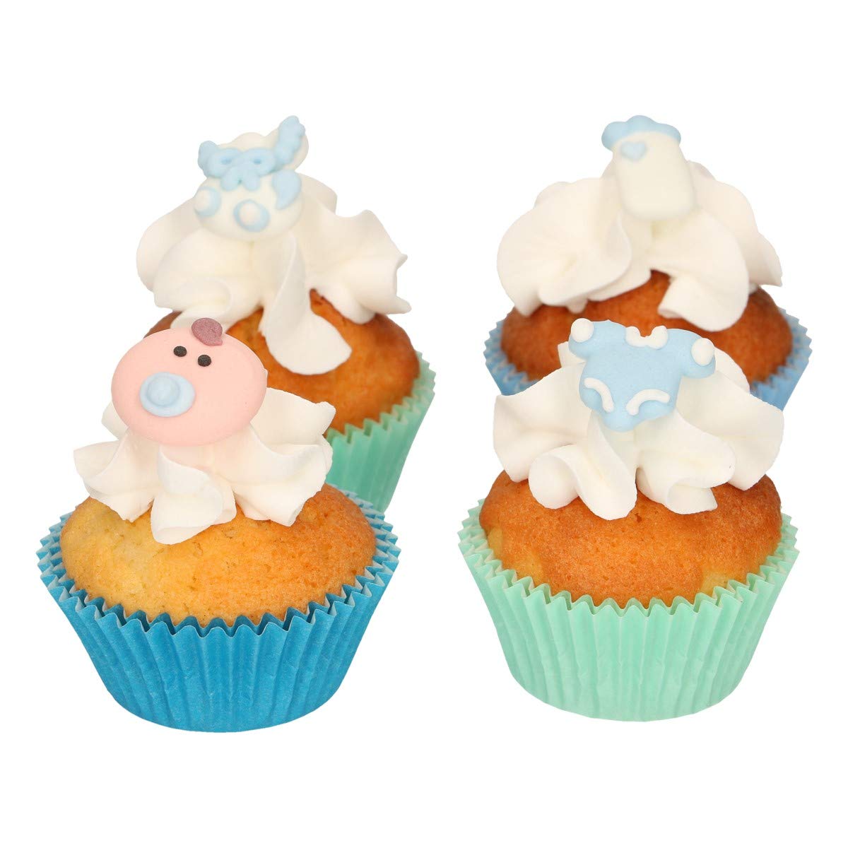 funcakes-baby-boy-d-corations-en-sucre-12-pi-ces-naissance-gar-on image 3