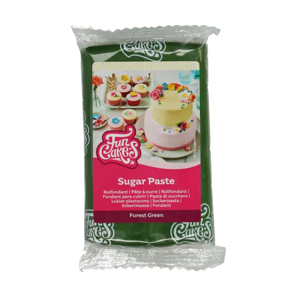 funcakes-covering-paste-p-te-sucre-forest-green-250-g-vanille image 1
