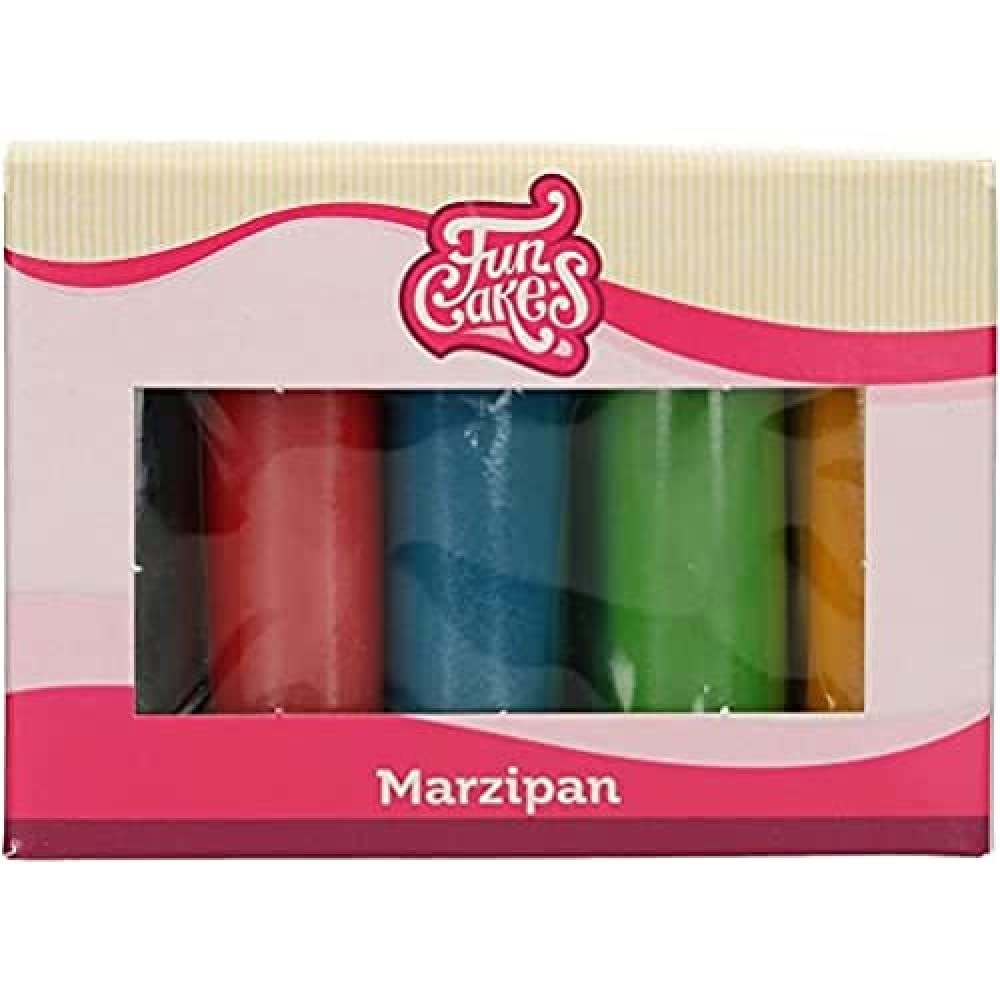 funcakes-marzipan-essential-colours-p-te-d-amande-5x100g image 1