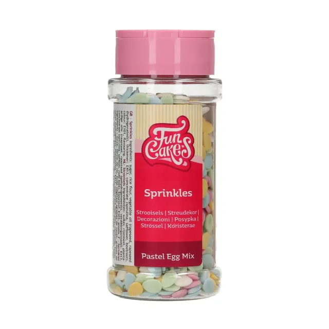 funcakes-sprinkles-pastel-egg-mix-d-cor-sucre-60-g image 1