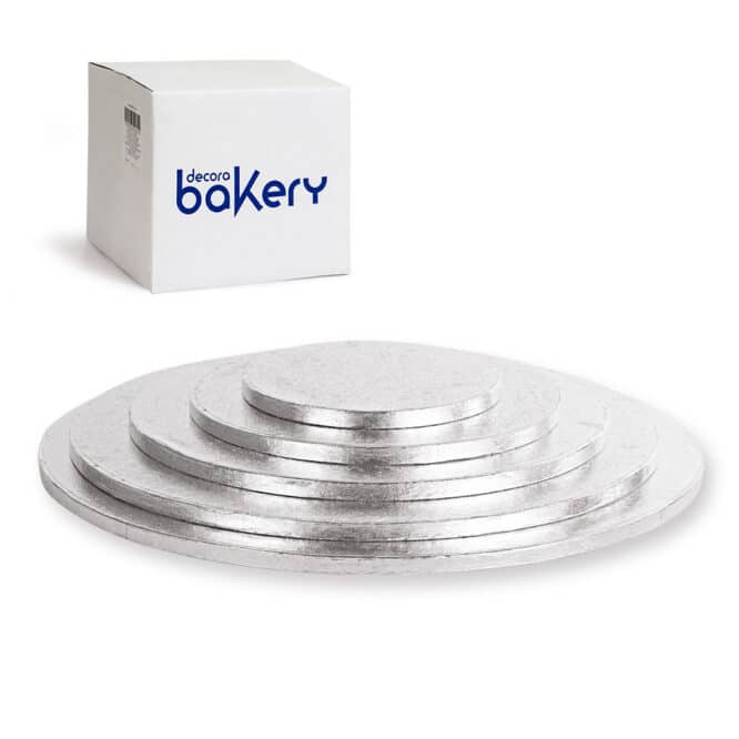 decora-bake-cook-bakery-supports-g-teau-ronds-argent-10-pcs image 1