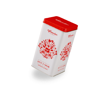 les-accessoires-francine-bo-te-farine-m-tal-blanc-1-kg image 1